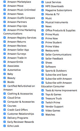 Amazon marketing email preferences-1