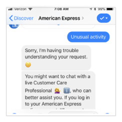 american express chatbot