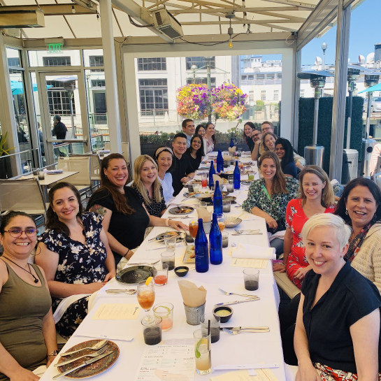 AnswerLabbers having lunch together