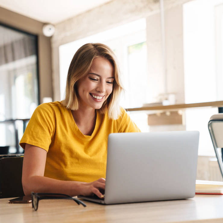 Woman on Laptop